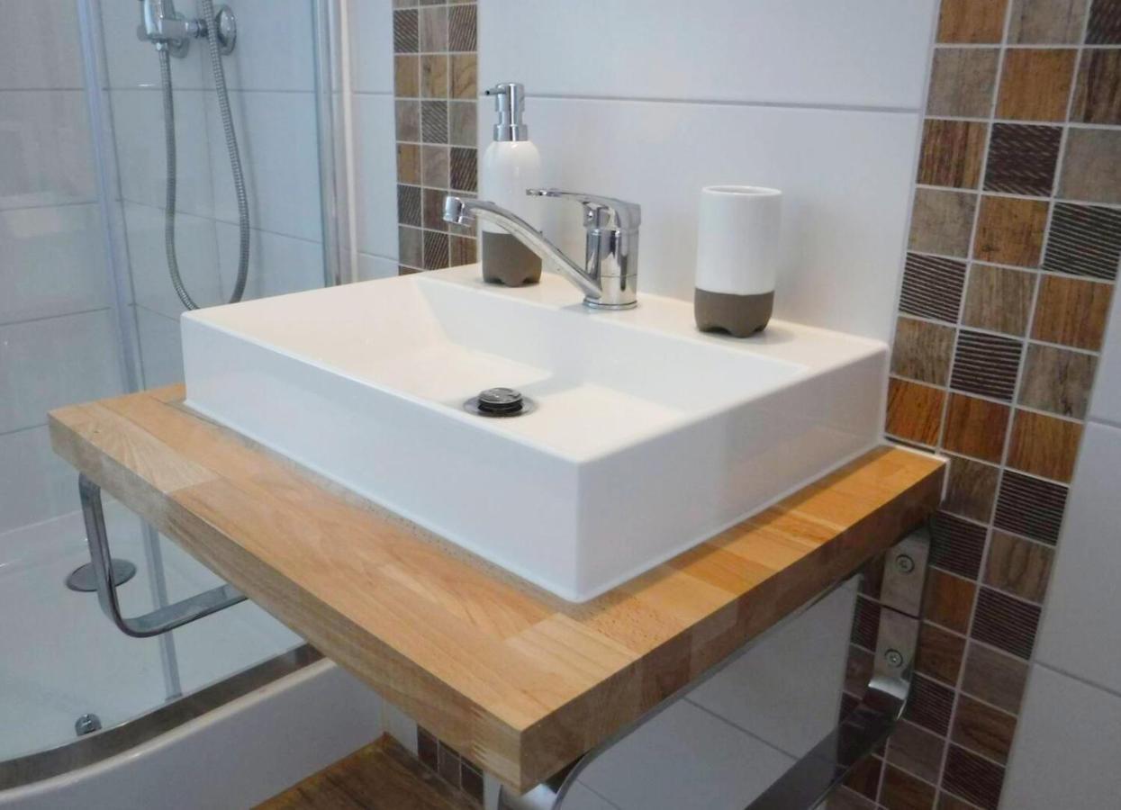 Apartament Skandynawski 2-Poziomowy Sauna Jacuzzi 什切尔克 外观 照片