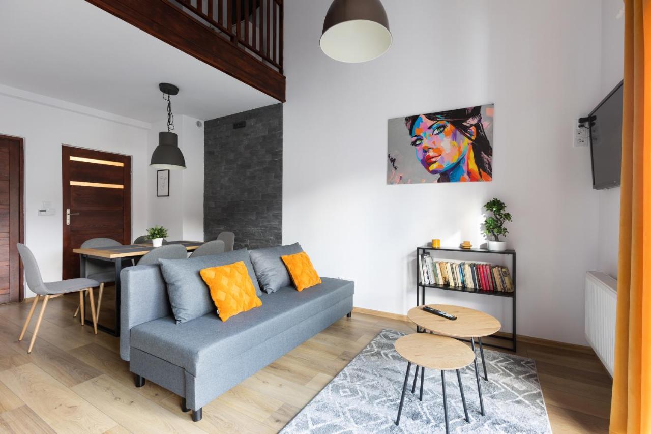 Apartament Skandynawski 2-Poziomowy Sauna Jacuzzi 什切尔克 外观 照片